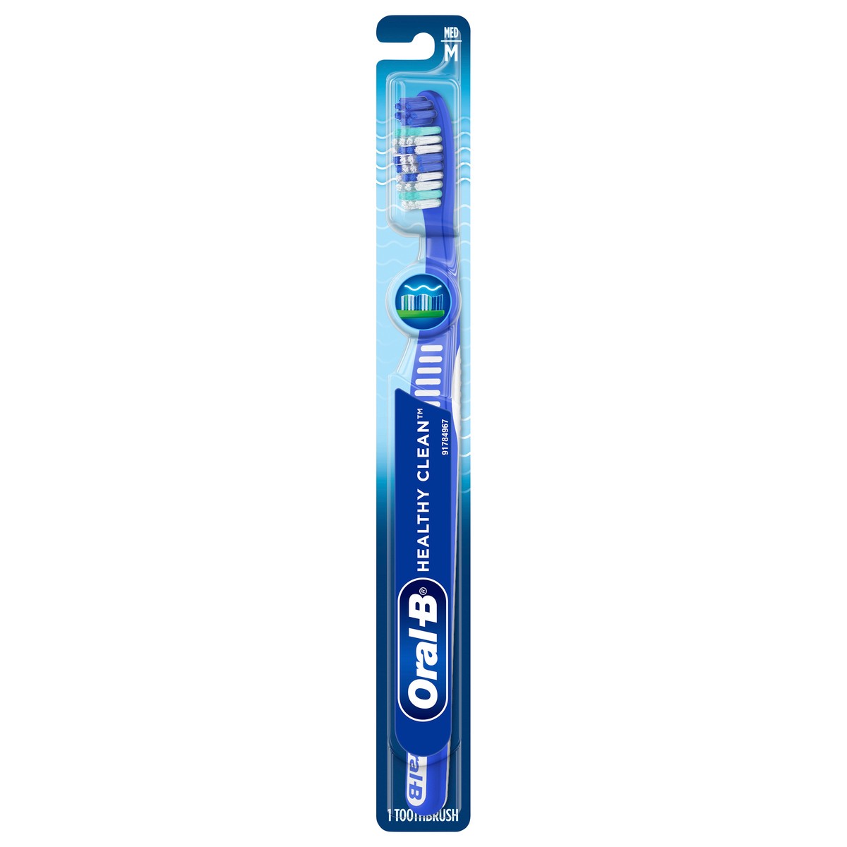 slide 1 of 5, Oral-B Healthy Clean Toothbrush, 1 ct