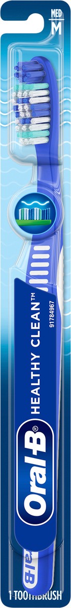 slide 1 of 5, Oral-B Healthy Clean Toothbrush, 1 ct