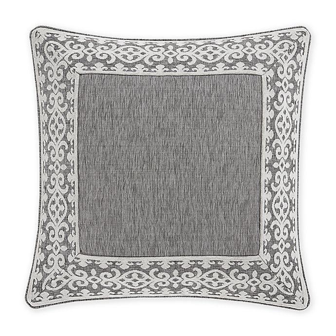 slide 1 of 2, J. Queen New York Giselle European Pillow Sham - Charcoal, 1 ct