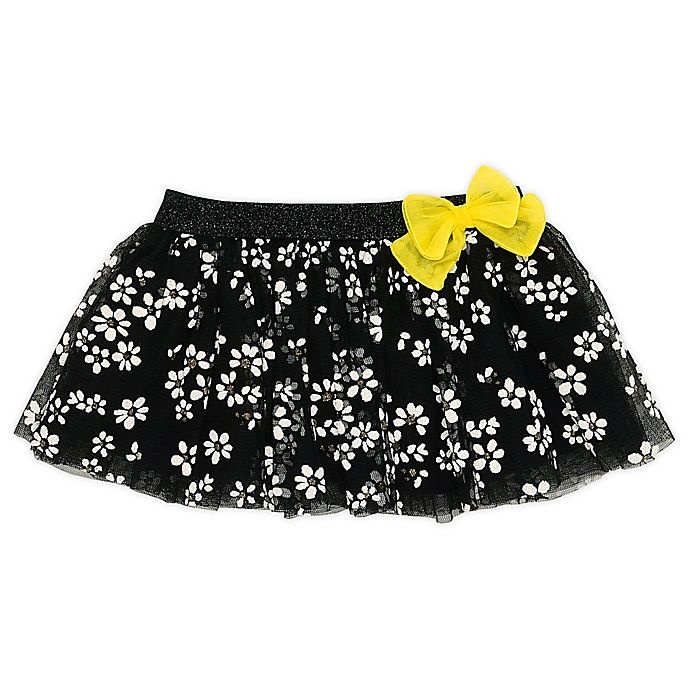 slide 1 of 1, Baby Starters Newborn Daisy Tutu Skirt - Black, 1 ct