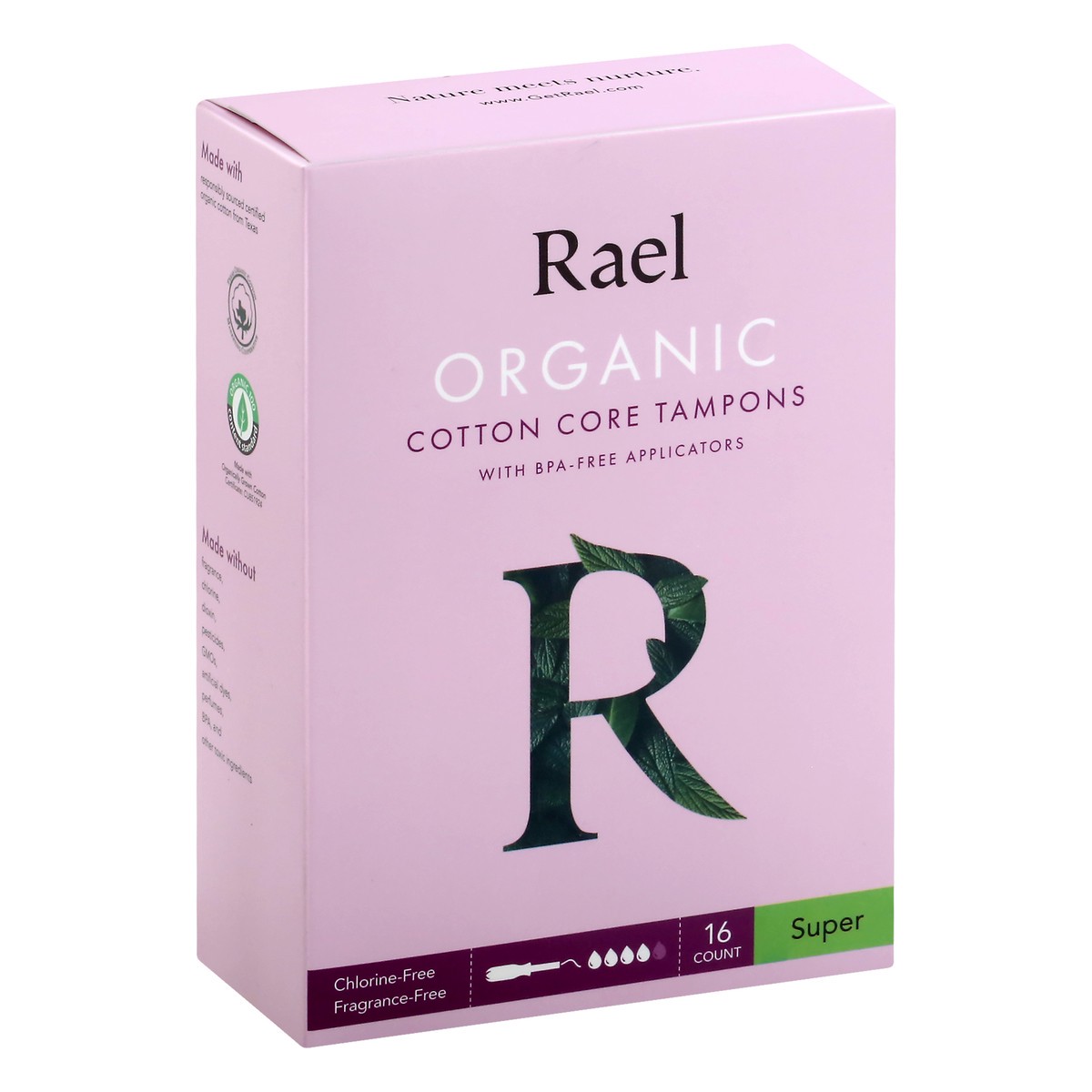 slide 13 of 13, Rael Super Tampons 16 ea, 16 ct