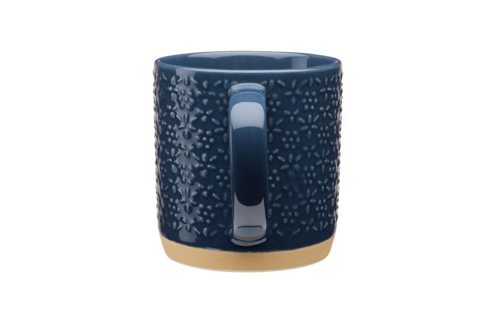 slide 2 of 2, Clay Art Glaze Dots Mug - Blue, 1 ct