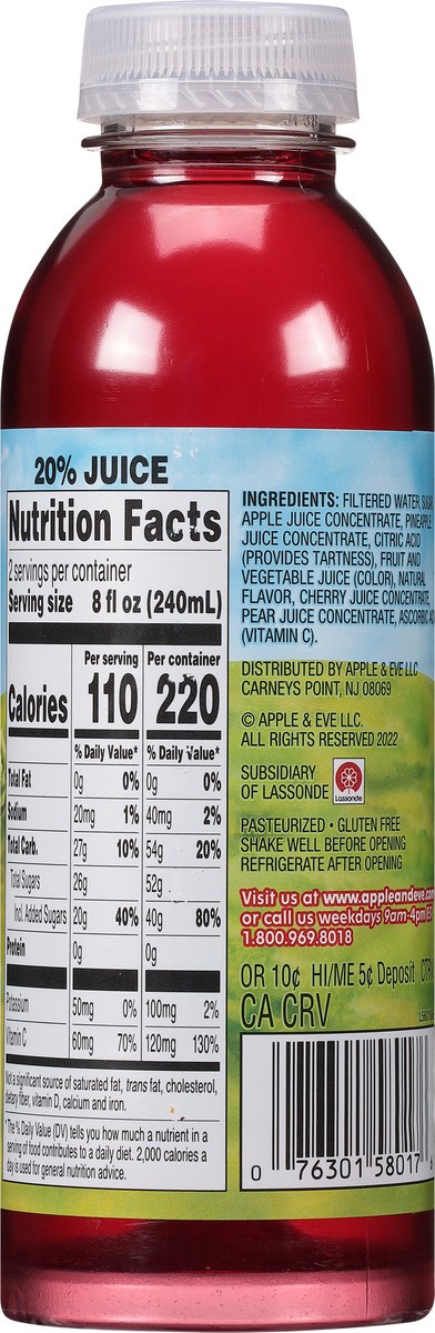 slide 9 of 9, Apple & Eve Fruit Punch Cocktail - 16 fl oz, 16 fl oz