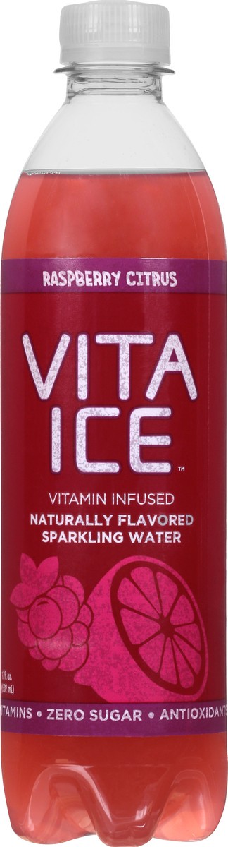 slide 4 of 9, Vita Ice Raspberry Citrus Sparkling Water - 17 oz, 17 oz