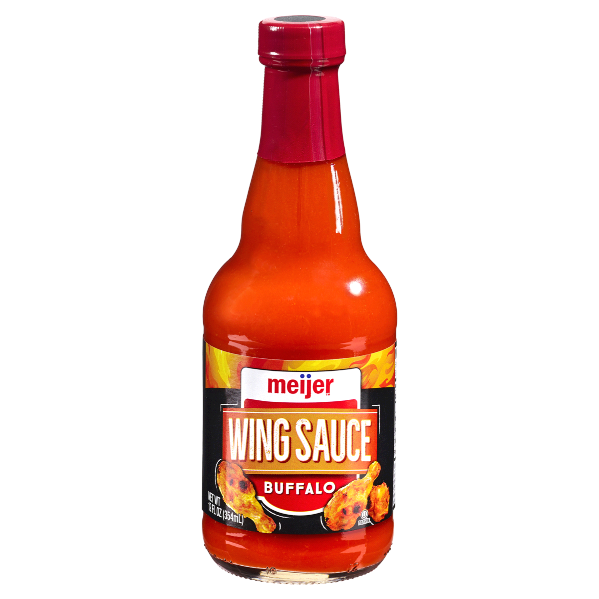 slide 1 of 2, Meijer Buffalo Wing Sauce, 12 oz