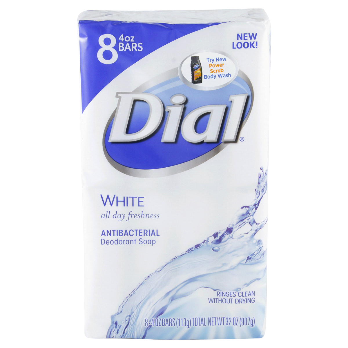 slide 1 of 7, Dial White Bath Soap, 