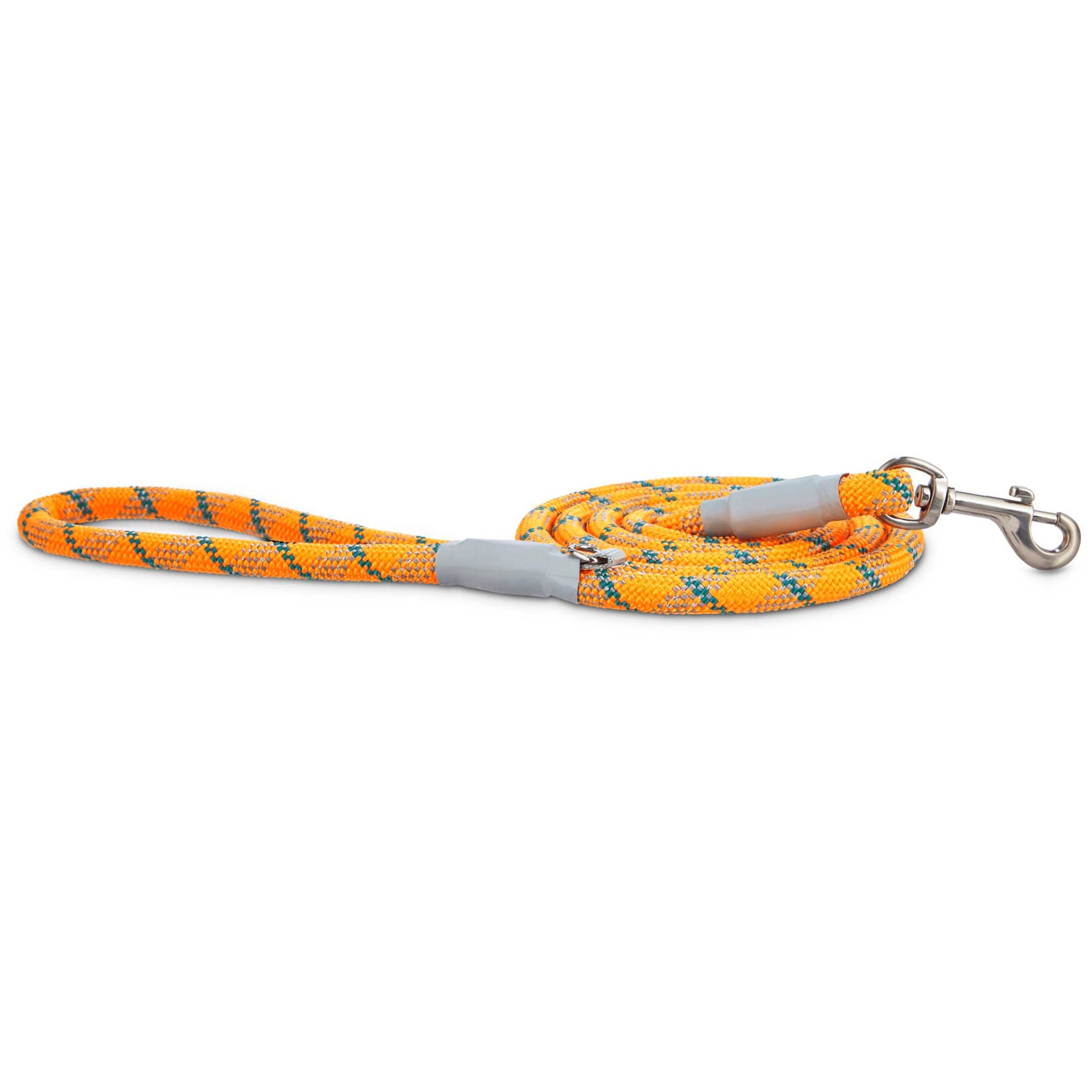 slide 1 of 1, Good2Go Reflective Braided Rope Leash in Orange, 1 ct