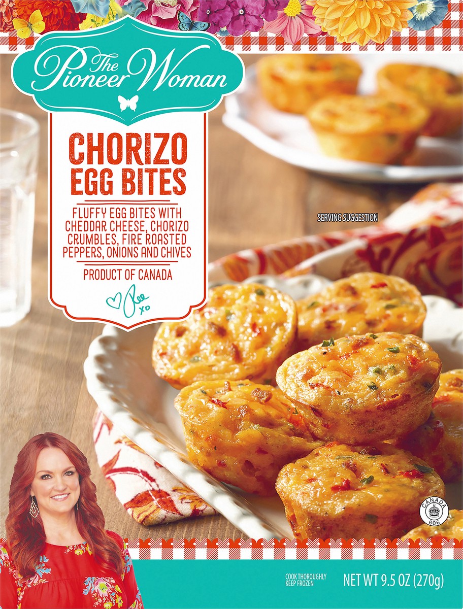 slide 1 of 10, The Pioneer Woman Chorizo Egg Bites, 9.5 oz Box, 270 g