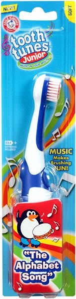 slide 1 of 1, ARM & HAMMER Tooth Tunes Junior Toothbrush, 1 ct