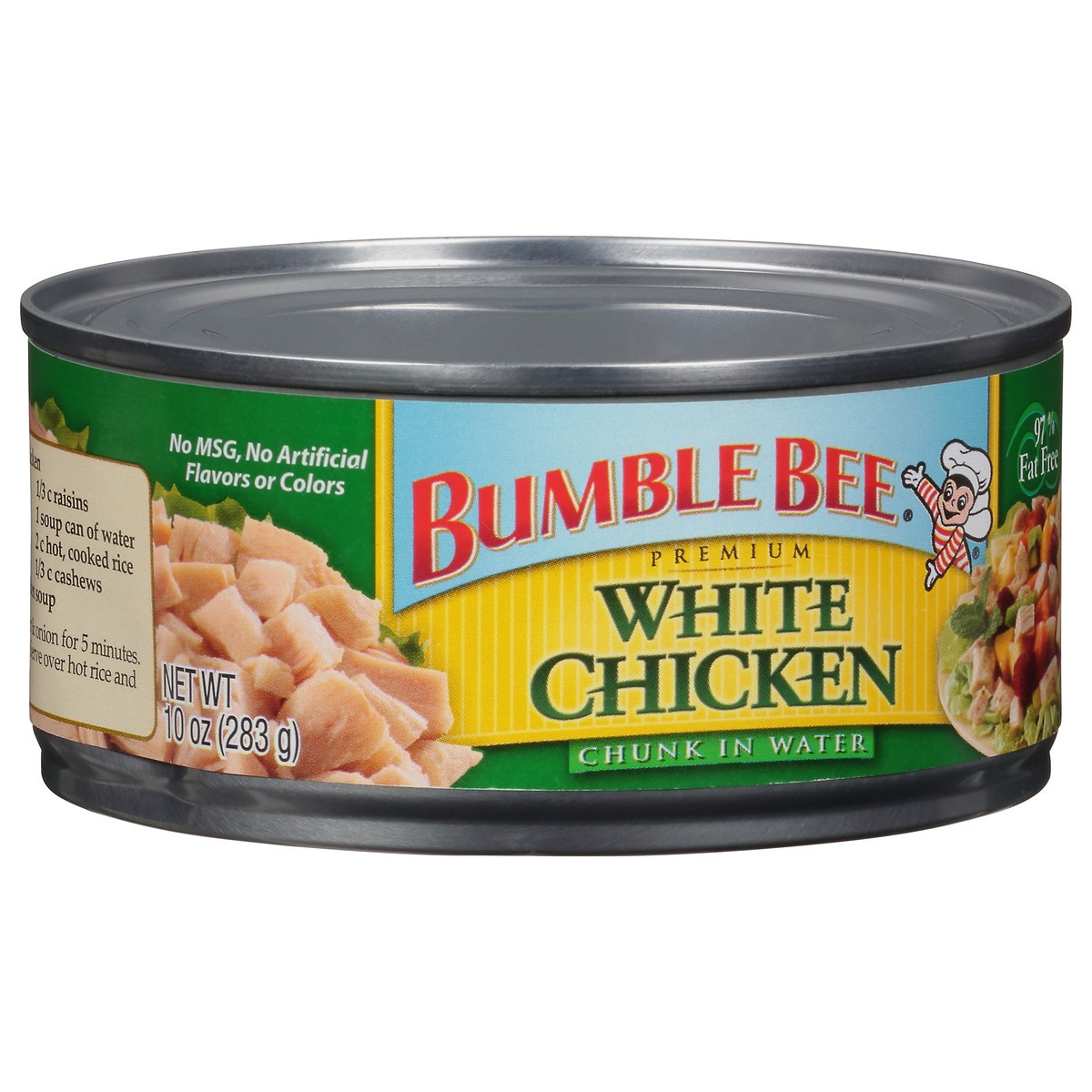 slide 7 of 9, Bumble Bee White Chunk In Water Chicken, 10 oz