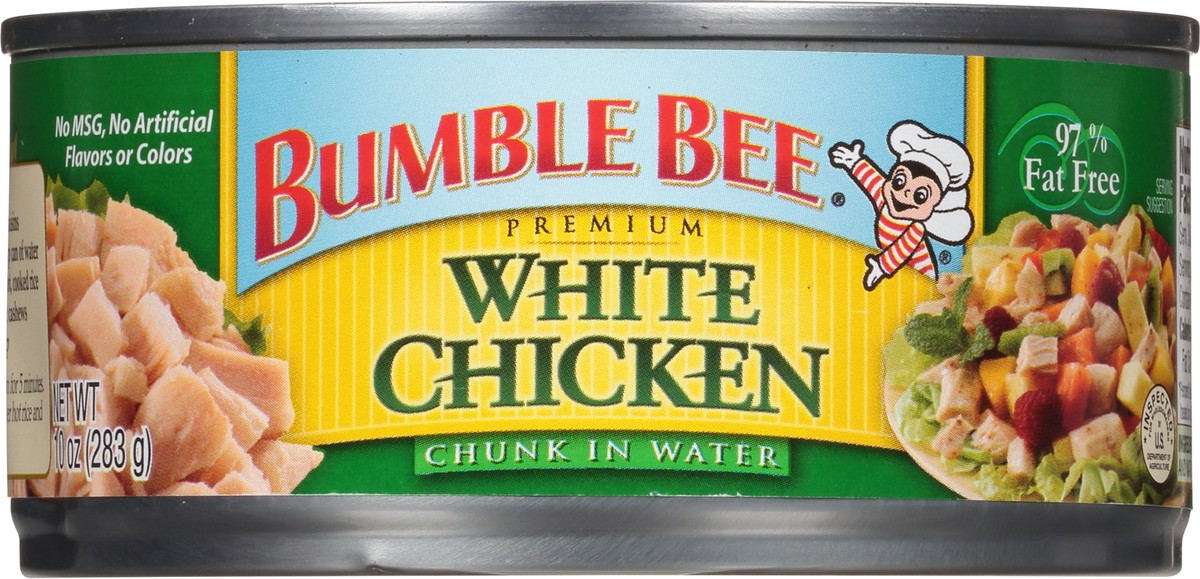 slide 3 of 9, Bumble Bee White Chunk In Water Chicken, 10 oz