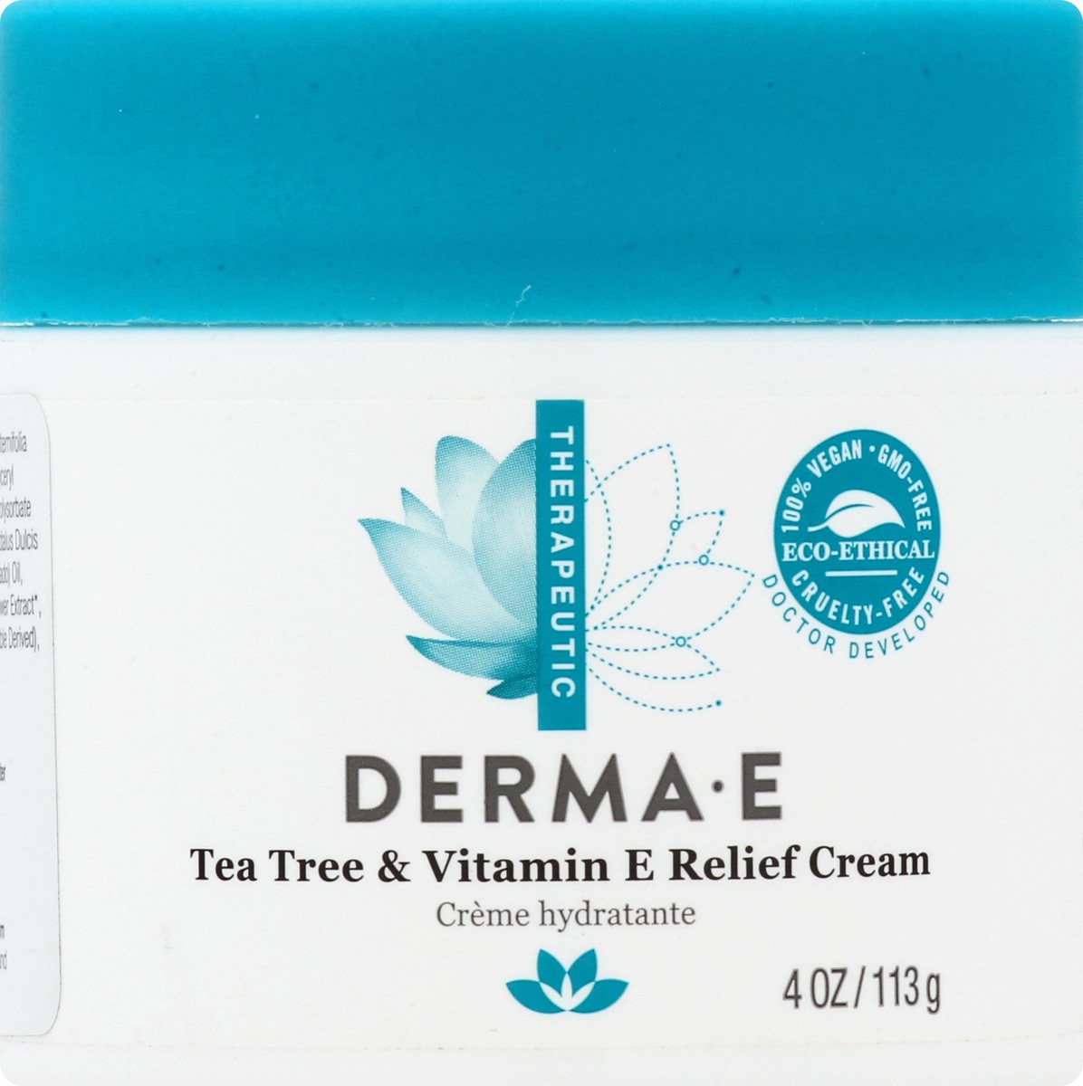 slide 4 of 12, Derma E Tea Tree & Vitamin E Antiseptic Cream, 4 oz