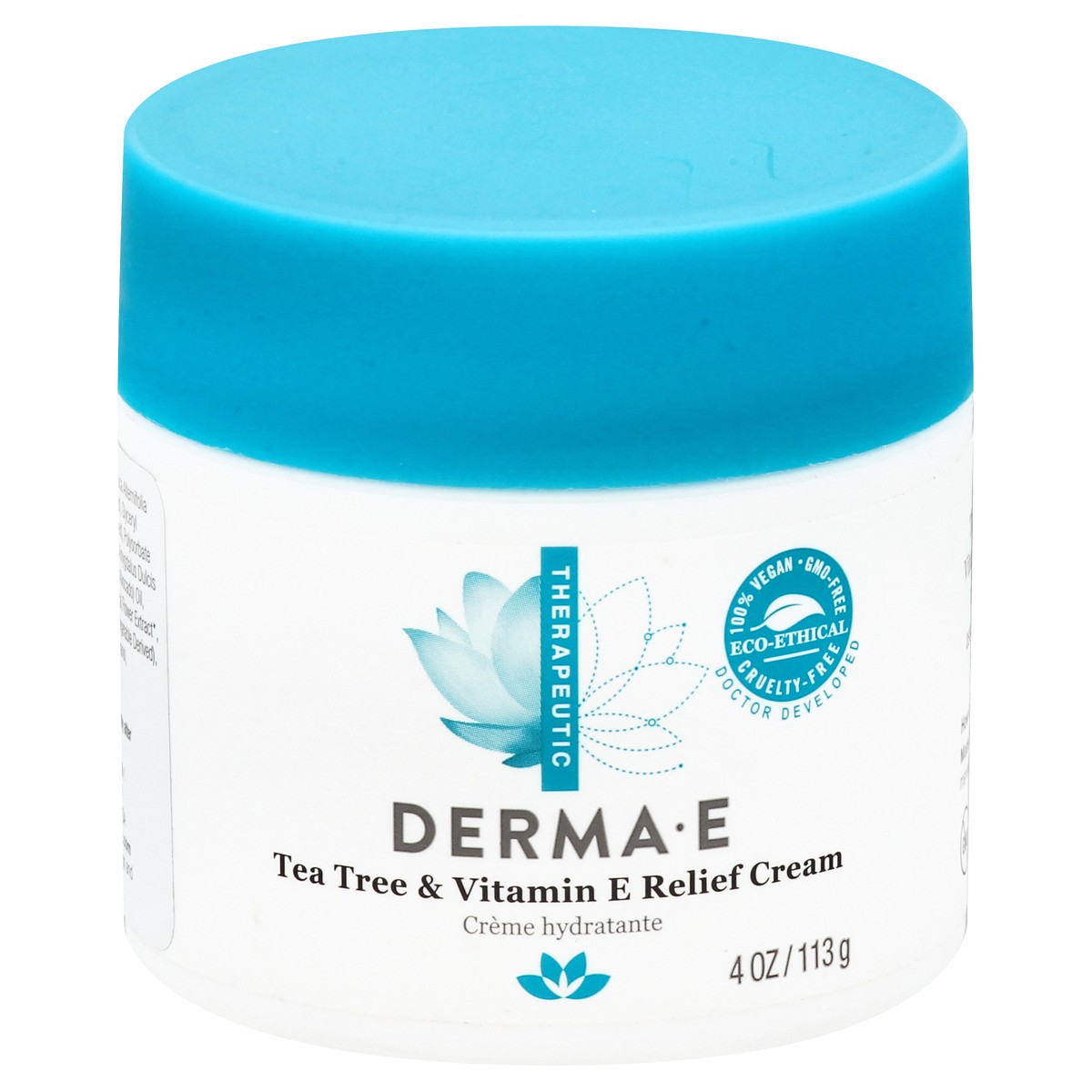 slide 3 of 12, Derma E Tea Tree & Vitamin E Antiseptic Cream, 4 oz