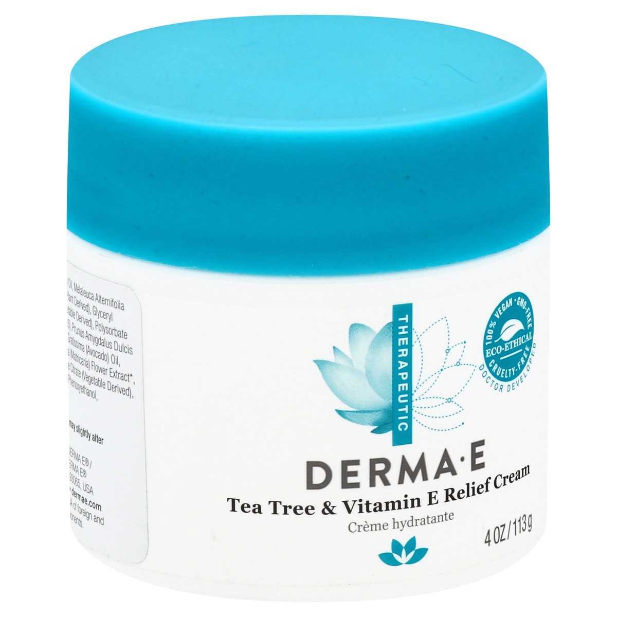 slide 9 of 12, Derma E Tea Tree & Vitamin E Antiseptic Cream, 4 oz