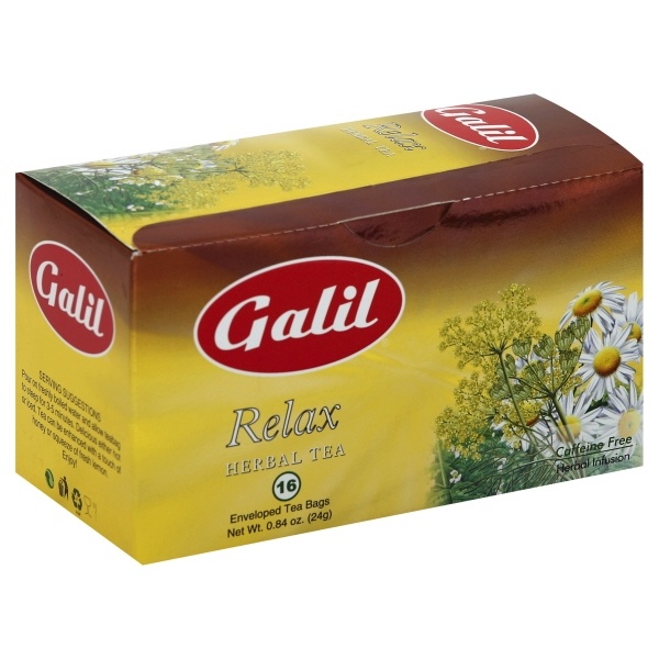 slide 1 of 5, Galil Herbal Tea 16 ea, 16 ct
