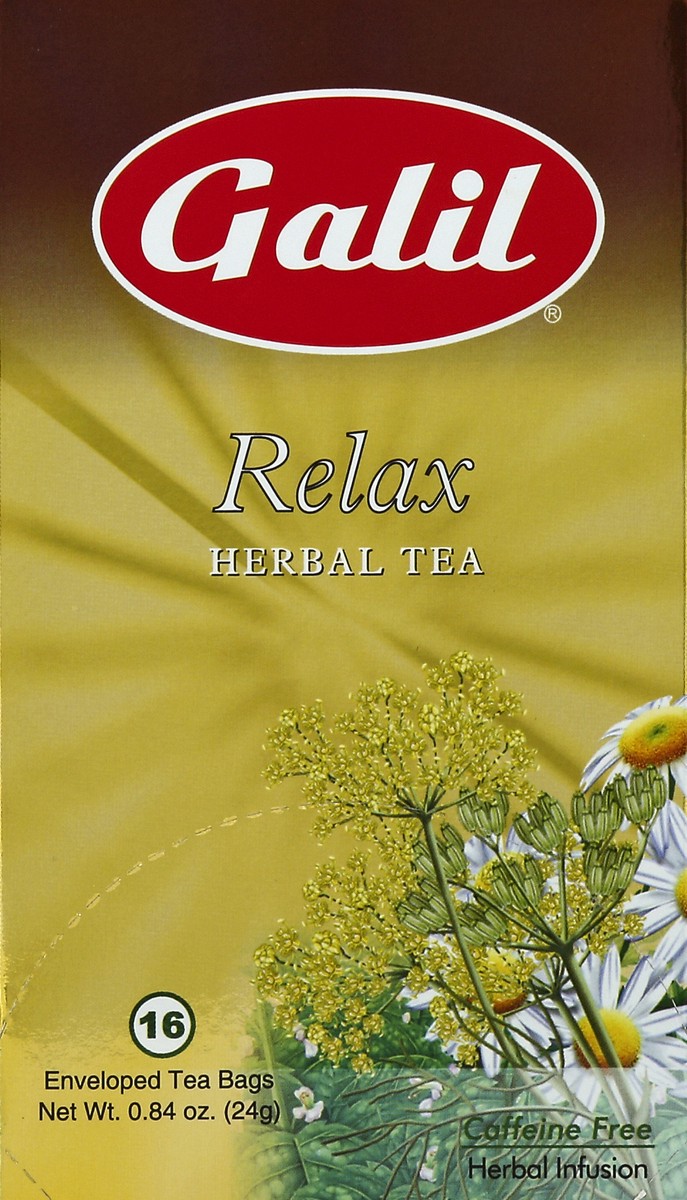 slide 1 of 5, Galil Herbal Tea 16 ea, 16 ct