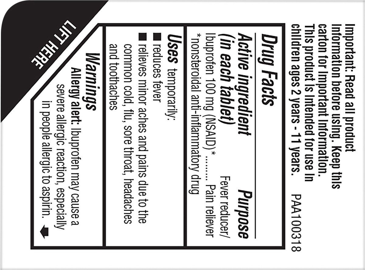 slide 5 of 12, Advil Junior Strength Grape Flavored Chewable Tablets, 24 ct