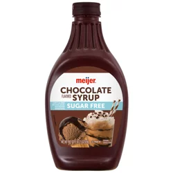 Meijer Sugar Free Chocolate Syrup