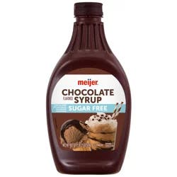 Meijer Sugar Free Chocolate Syrup