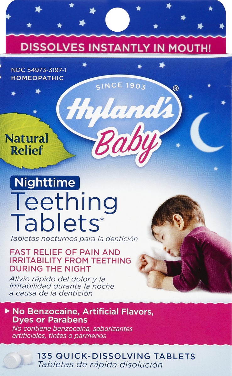 slide 1 of 8, Hyland's Teething Tablets 135 ea, 135 ct