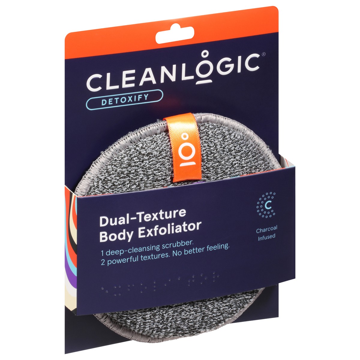slide 12 of 12, cleanlogic Detoxify Dual-Texture Body Exfoliator 1 ea, 1 ct