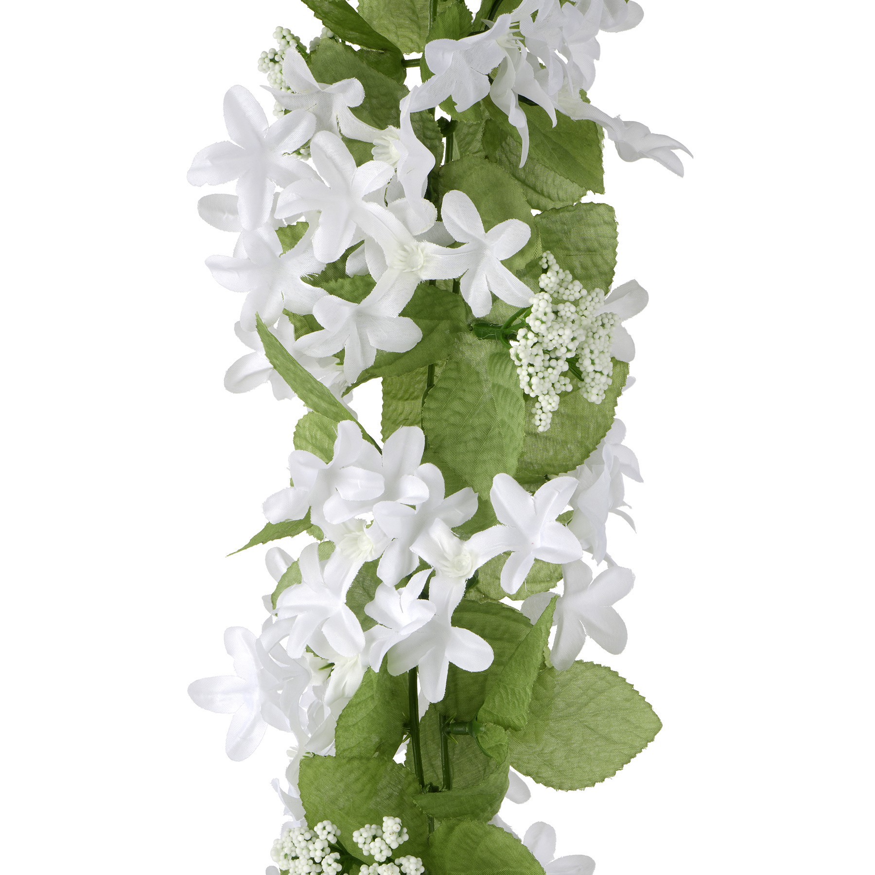 slide 2 of 2, 6ft. White Starflower Garland By Ashland, 6 ft
