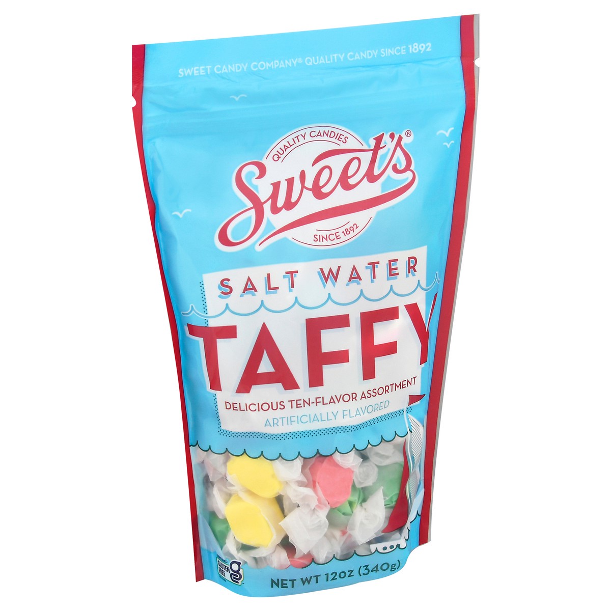 slide 12 of 12, Sweet's Salt Water Assortment Taffy 12 oz, 12 oz