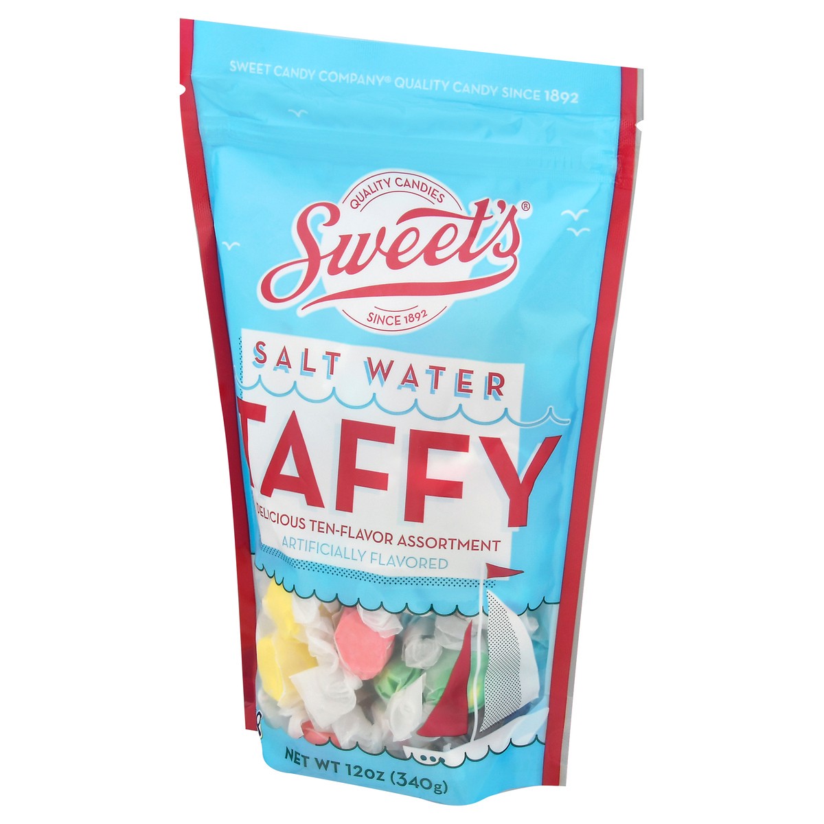 slide 2 of 12, Sweet's Salt Water Assortment Taffy 12 oz, 12 oz