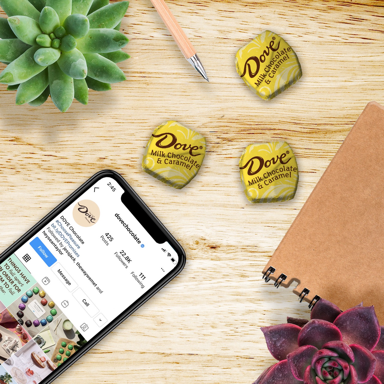 slide 8 of 8, DOVE PROMISES Milk Chocolate Caramel Candy Individually Wrapped, 14.2 oz Bag, 14.2 oz