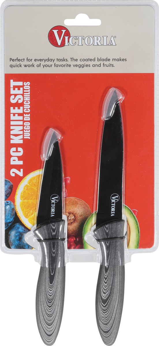 slide 6 of 9, Victoria Stainless Steel Knife Set Ashwood, 1 ct