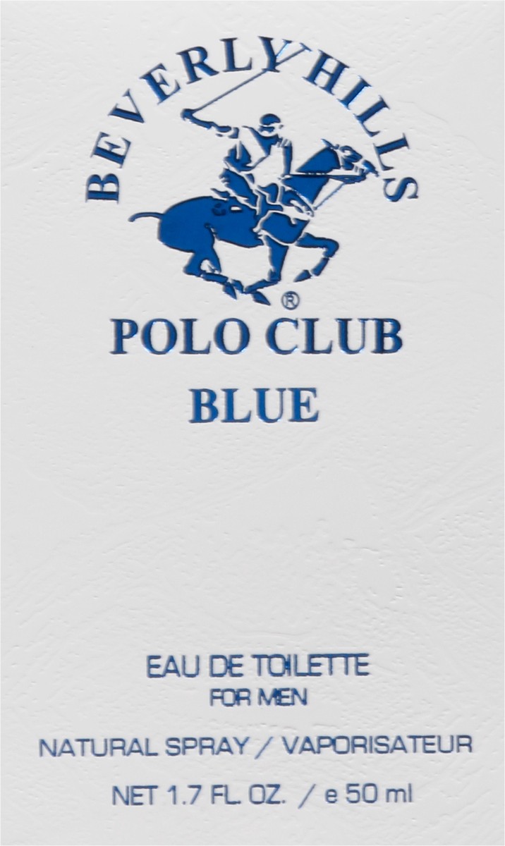 slide 3 of 13, Beverly Hills Polo Club Blue Eau De Toilette For Men Natural Spray 1.7 fl oz, 1.7 oz