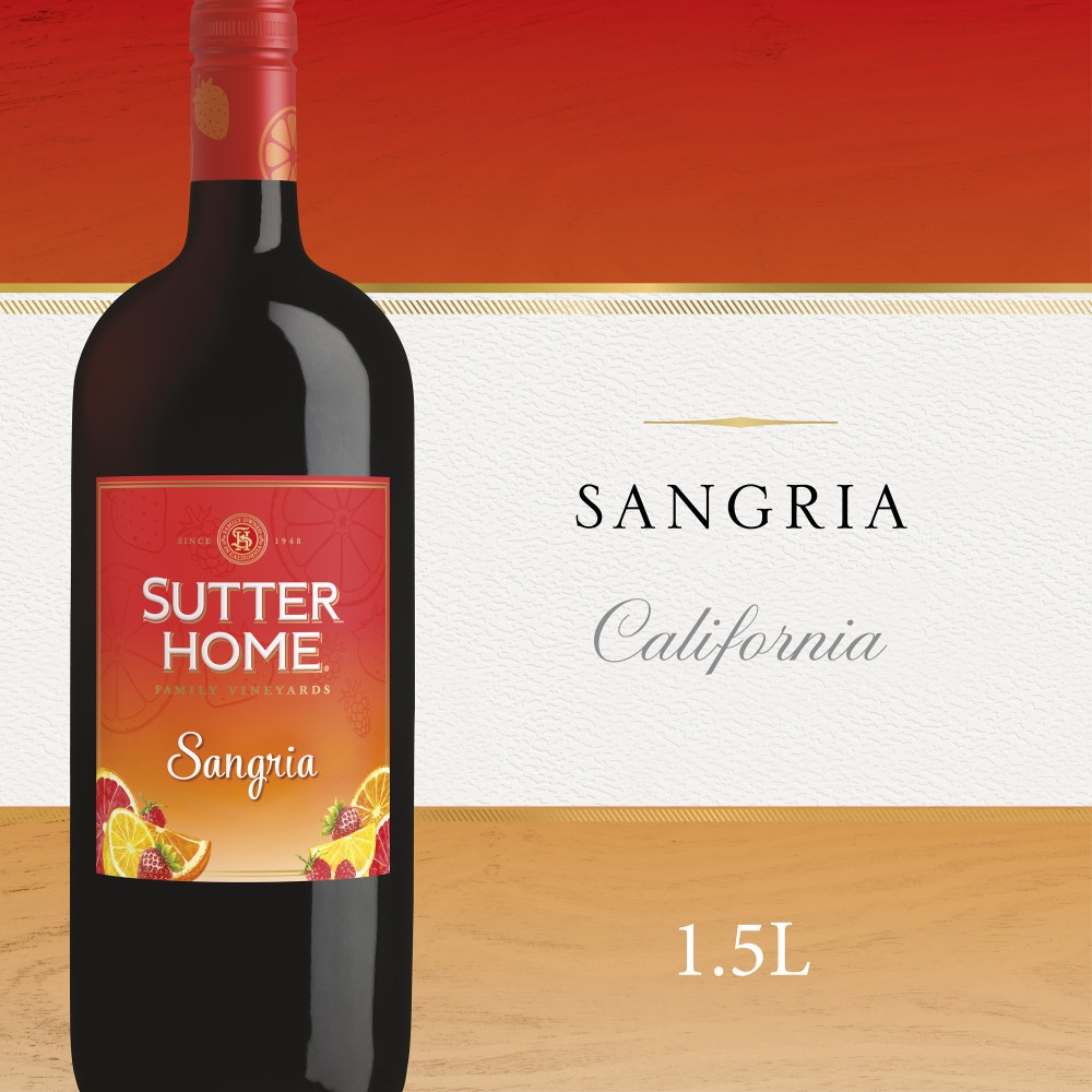 slide 1 of 1, Sutter Home Sangria, 1.5 liter