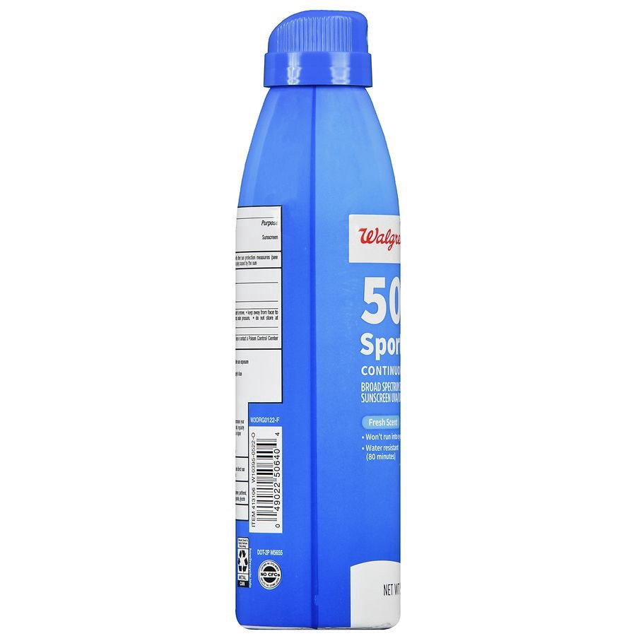 slide 2 of 5, Walgreens Sport No Oxybenzone Sunscreen Protection Factor 50, 5.5 oz