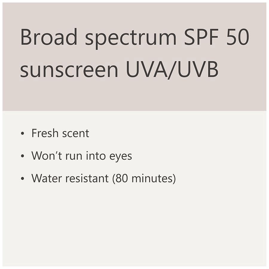slide 4 of 5, Walgreens Sport No Oxybenzone Sunscreen Protection Factor 50, 5.5 oz