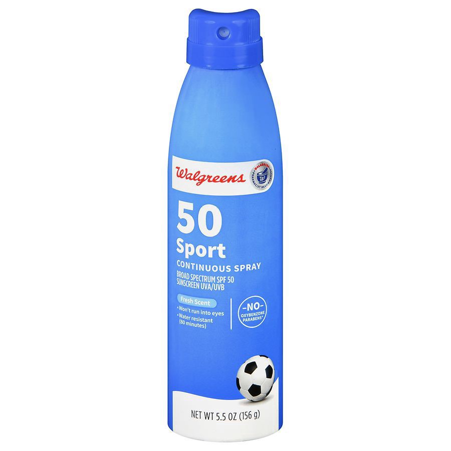 slide 1 of 5, Walgreens Sport No Oxybenzone Sunscreen Protection Factor 50, 5.5 oz