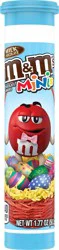 M&M'S Minis Milk Chocolate Easter Basket Candy, 1.77 Oz Mega Tube