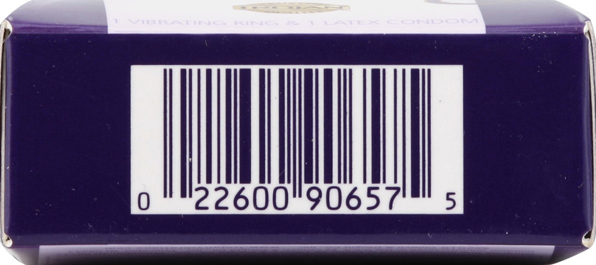 slide 3 of 6, TROJAN Vibrations Multi-Speed Vibrating Ring - 1 count, 1 ct