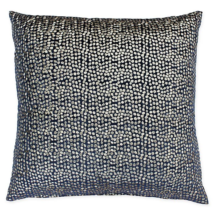 slide 1 of 1, Thro Opal Oyshee Square Throw Pillow - Navy, 1 ct