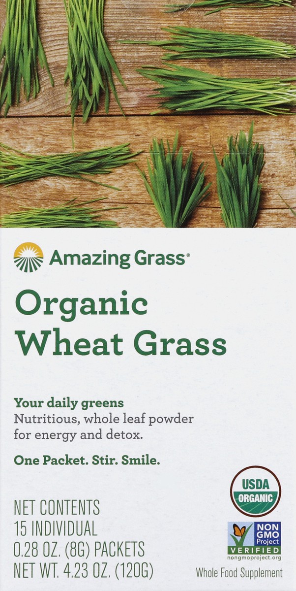 slide 1 of 5, Amazing Grass Wheat Grass 15 ea, 15 ct