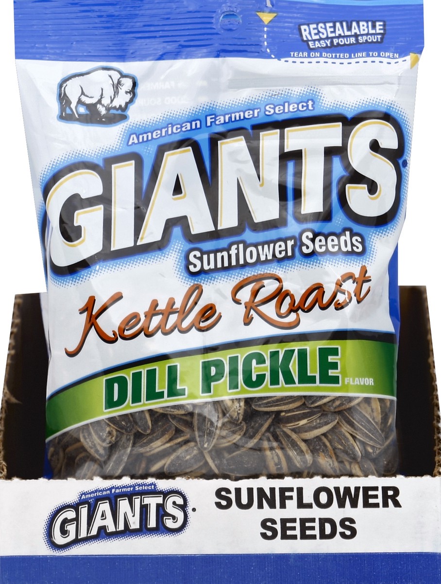 slide 2 of 2, GIANTS Sunflower Seeds, Kettle Roast, Dill Pickle, 1 ct