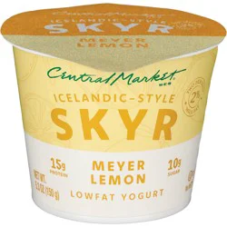 Central Market Icelandic-Style Skyr Low-Fat Yogurt – Meyer Lemon