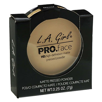 slide 1 of 1, L.A. Girl Pro Face Matte Pressed Powder Creamy Natural, 0.25 oz
