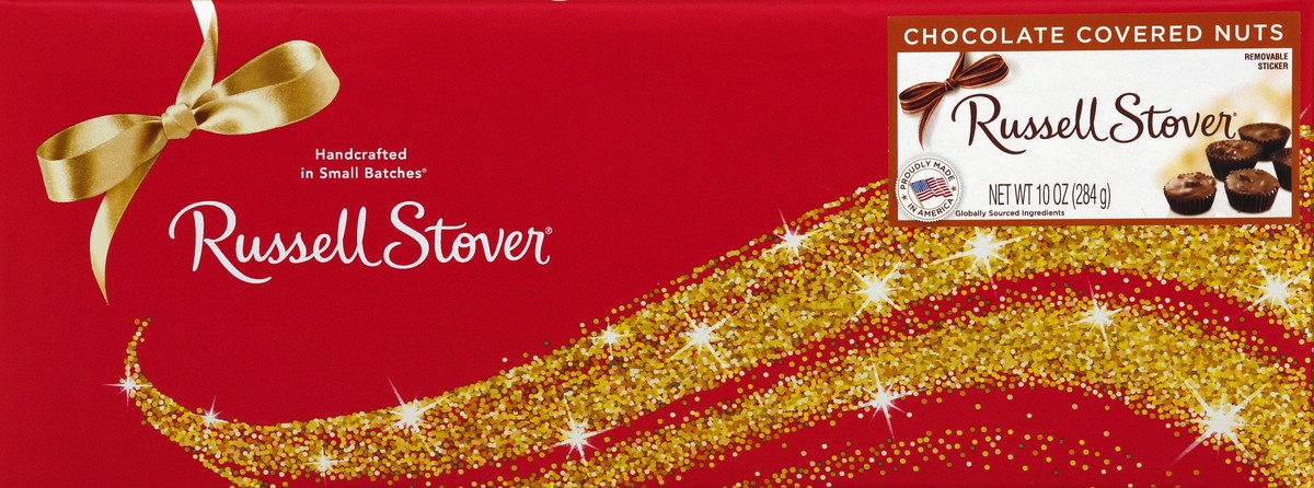 slide 3 of 6, Russell Stover Chocolate With Nuts, 10 oz