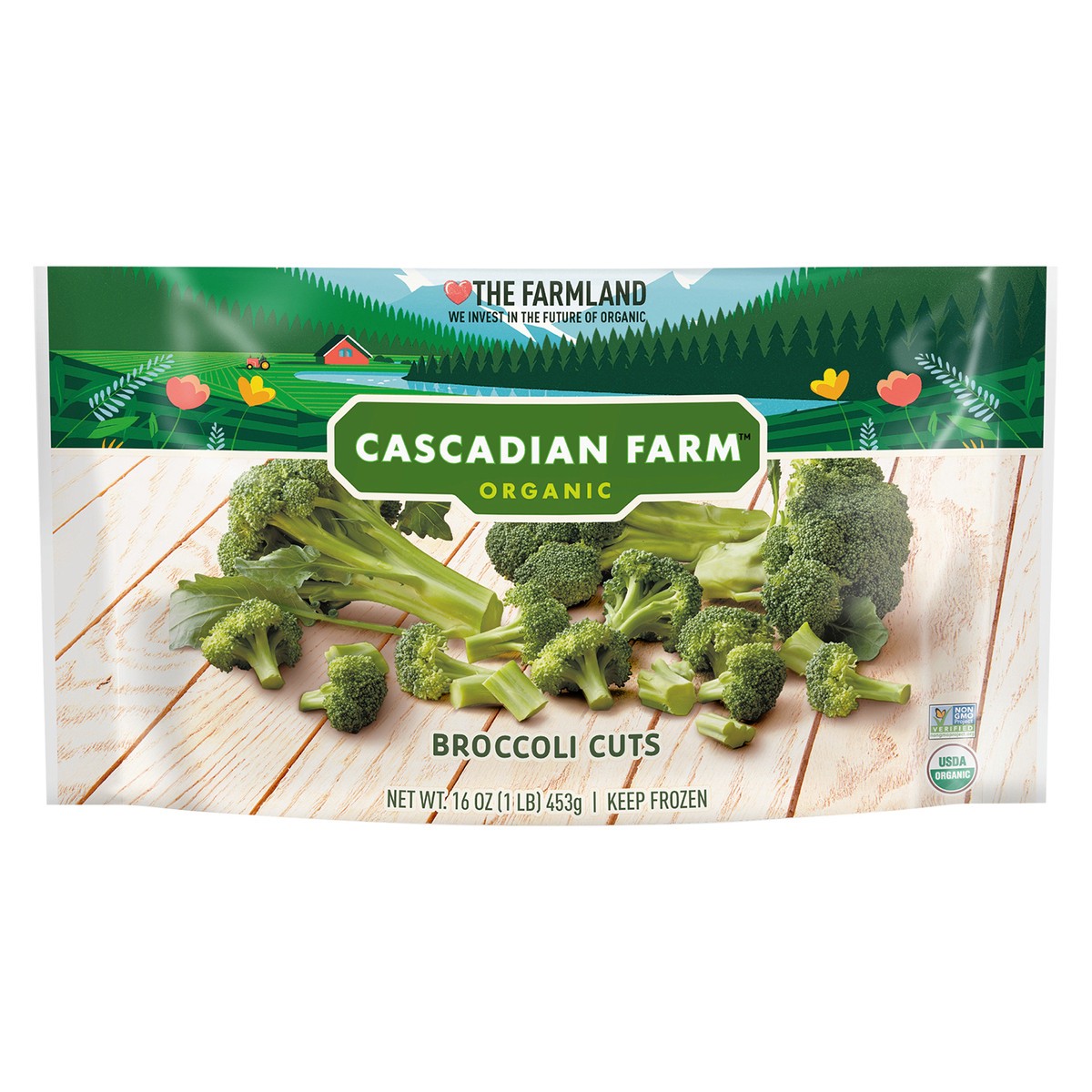 slide 7 of 14, Cascadian Farm Organic, Non-GMO Cuts Broccoli, 16 oz, 16 oz