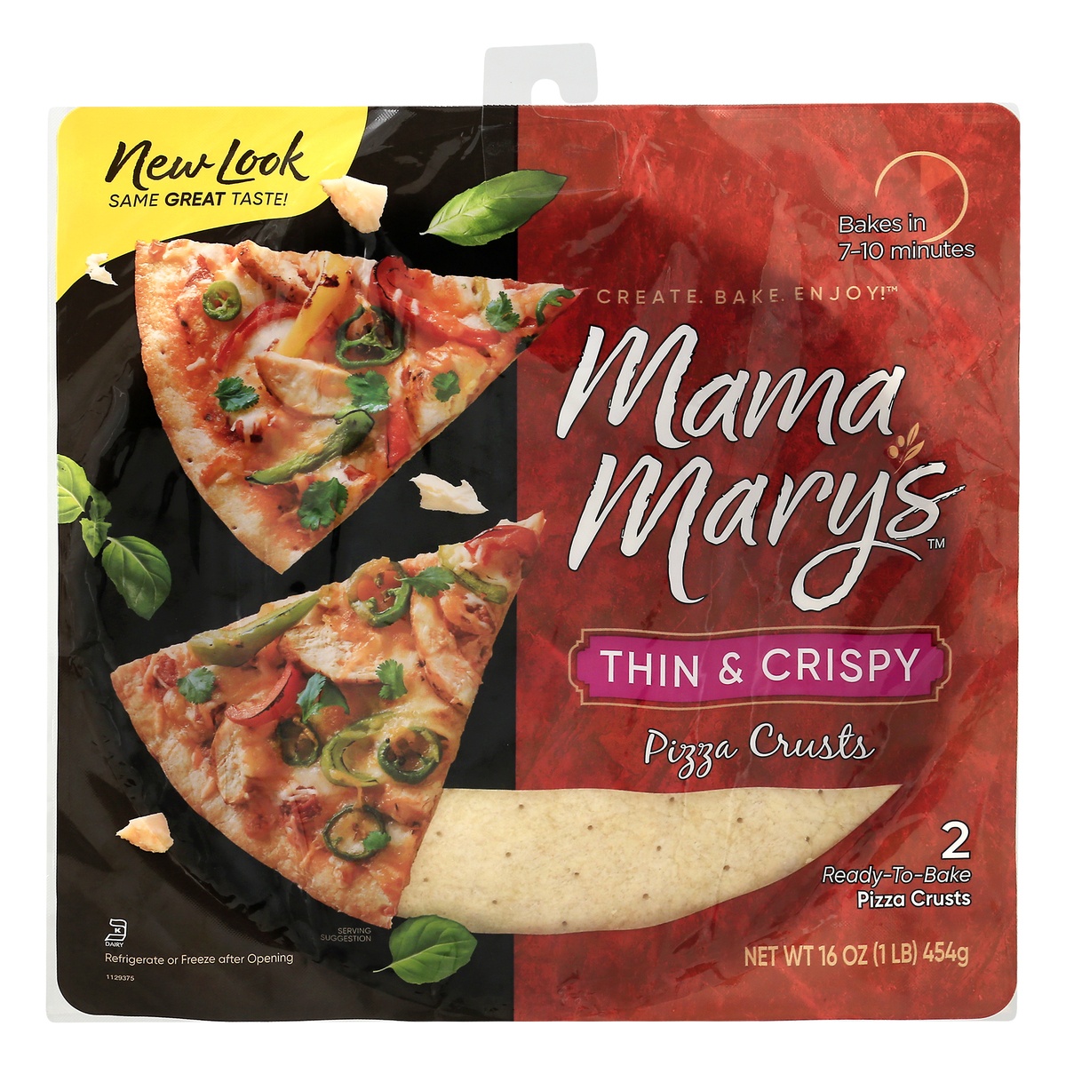 slide 1 of 4, Mama Mary's Thin & Crispy Pizza Crusts 2 ea, 