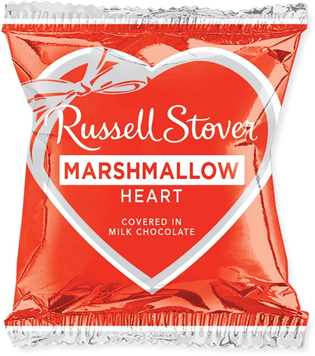 slide 1 of 1, Russell Stover Marshmallow Heart Bar, 1 oz