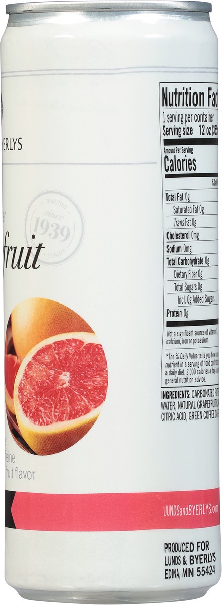 slide 4 of 9, Lunds & Byerlys Grapefruit Sparkling Water - 12 oz, 12 oz