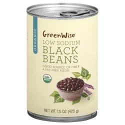 GreenWise Organic Low Sodium Black Beans