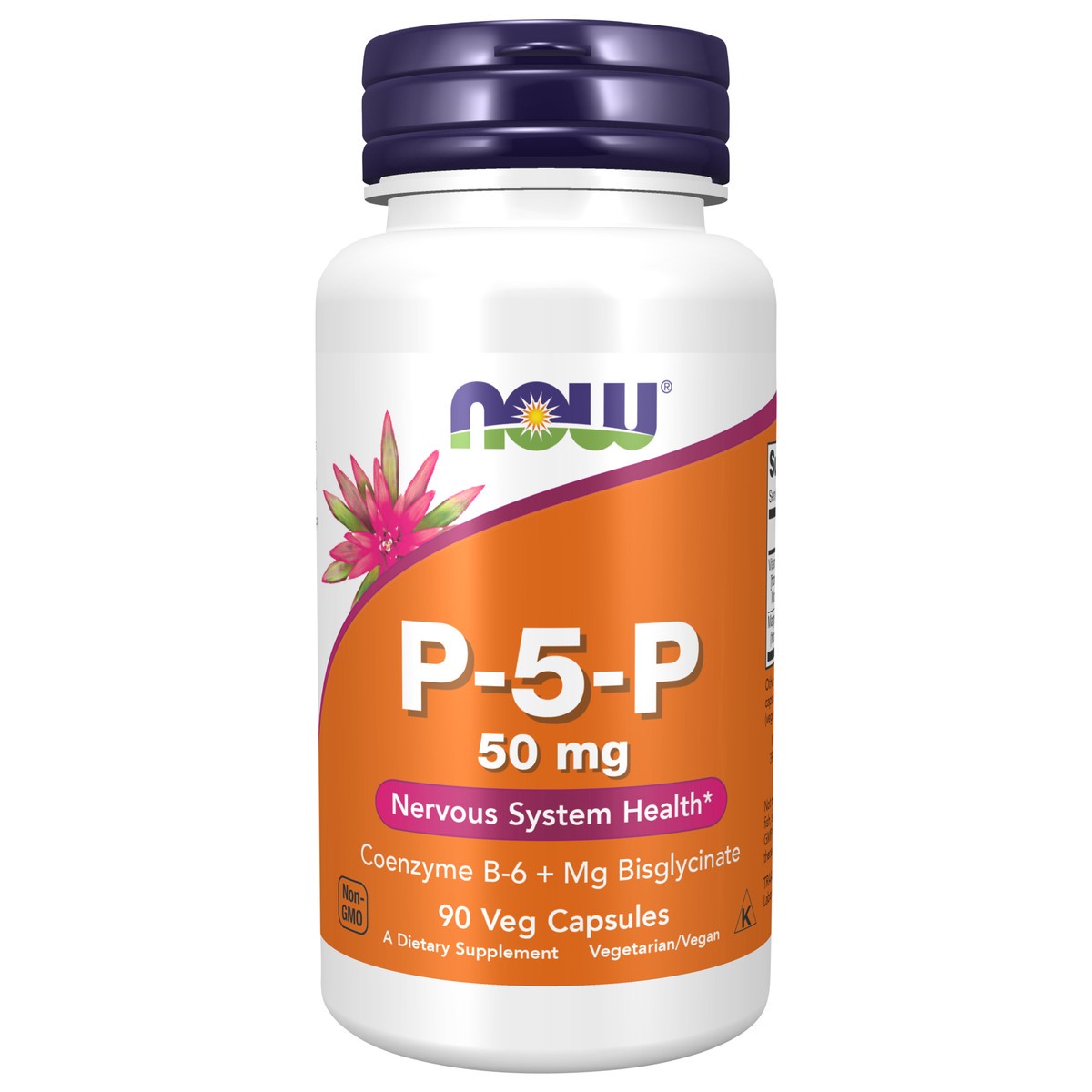 slide 1 of 4, NOW P-5-P 50 mg - 90 Veg Capsules, 90 ct