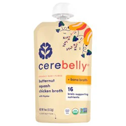 Cerebelly Organic Butternut Squash Chicken Broth with Thyme 4oz